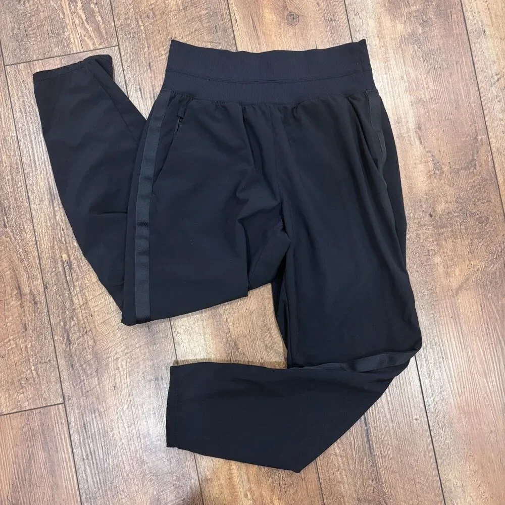 Athleta NOLITA SLIM TAPERED CROP PANT High Rise Travel Work Pants Stretch Sz 4